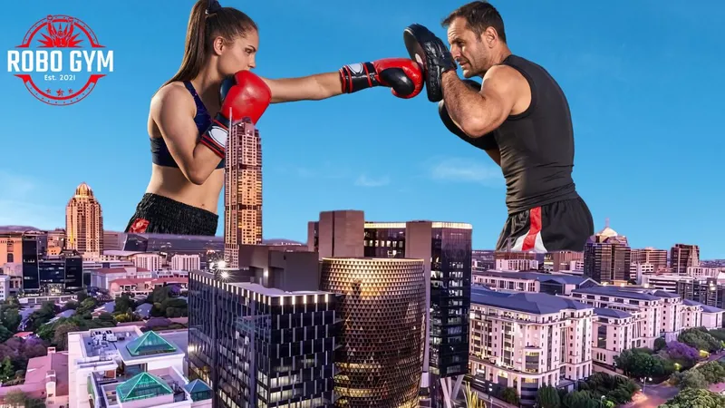ROBO Boxing Gym facility near Rosebank and Melrose Arch