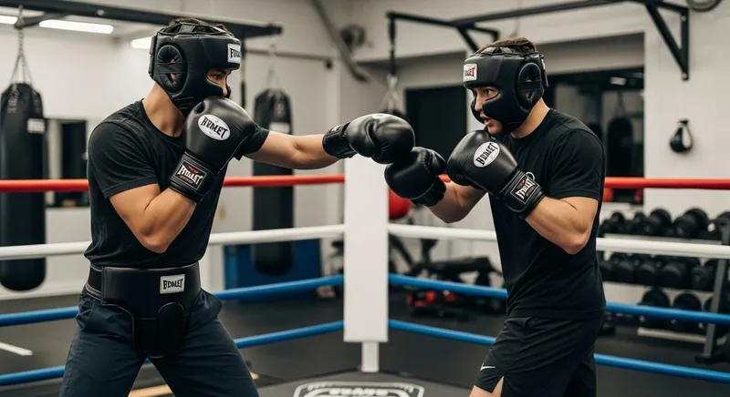 Controlled technical boxing sparring session in Sandton